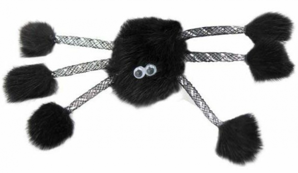 Игрушка GoSi для кошек Паук из натуральной норки