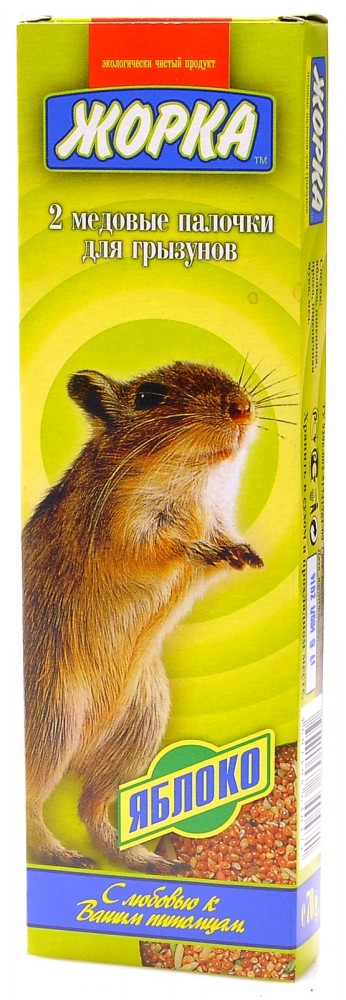 Жорка 2шт. Палочки для грызунов с Яблоками, 0,08 кг