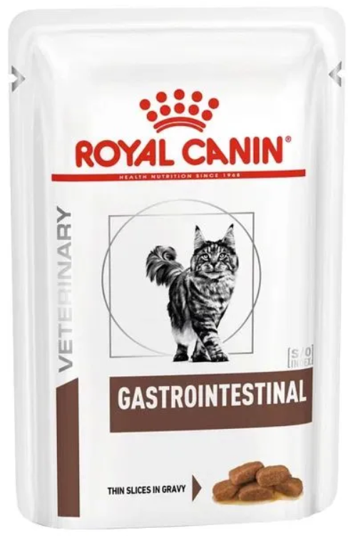 Влажный корм Royal Canin (вет. консервы) кусочки в СОУС для кошек при лечении ЖКТ 85 г