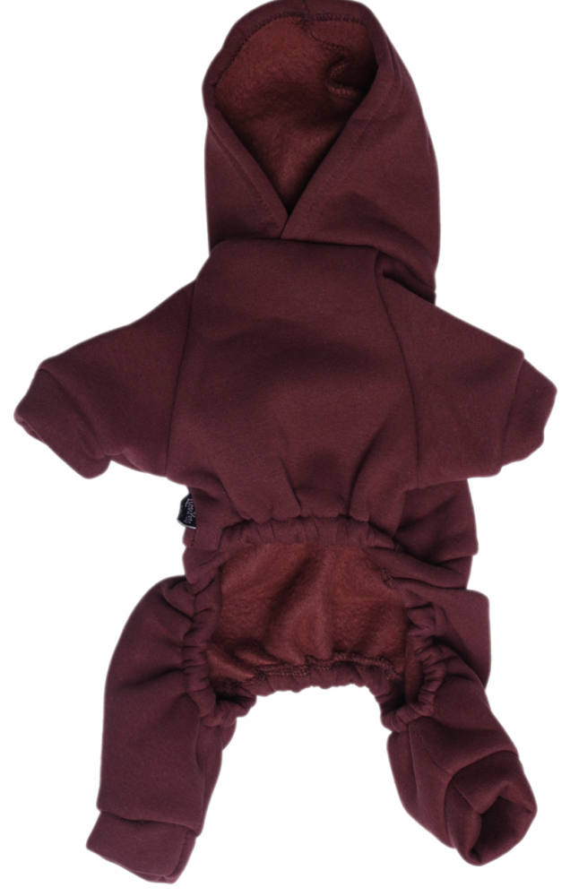 Lion толстовка для собак, бордовая меланжСпортивный костюм для собак LionPets Псын LPK-00427 (Размер 3XL (спинка 45 см))