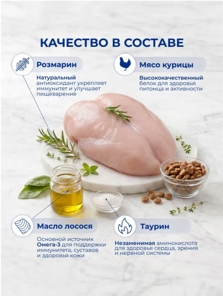 Корм Ярви Адульт с Курицей для домашних кошек