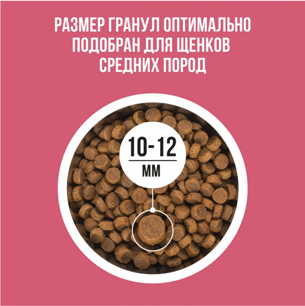 Корм Боул Вау ЩЕНКИ индейка рисом брусникой 800 г