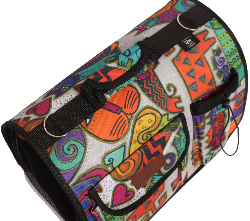 Сумка переноска для животных Lion LM6401 с карманами (Размер 4 (50x31x30 см))