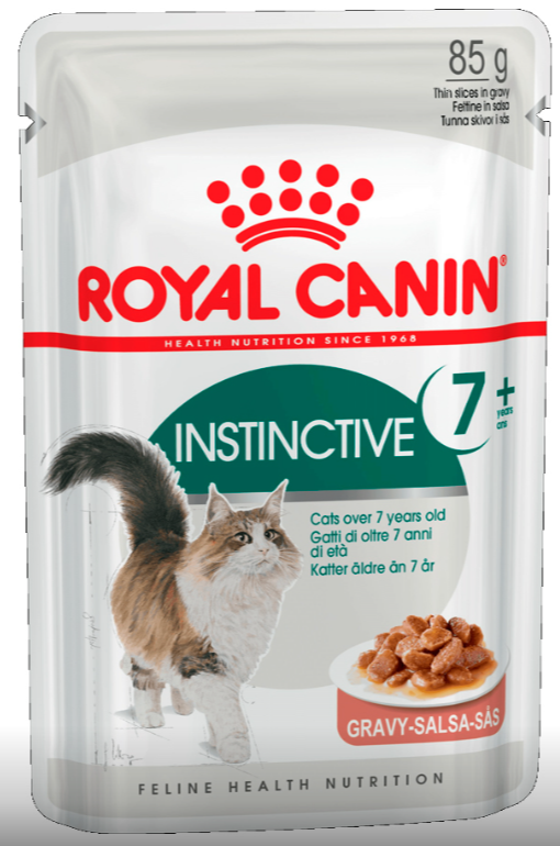Корм для кошек Инстинктив +7 (соус) 85 г