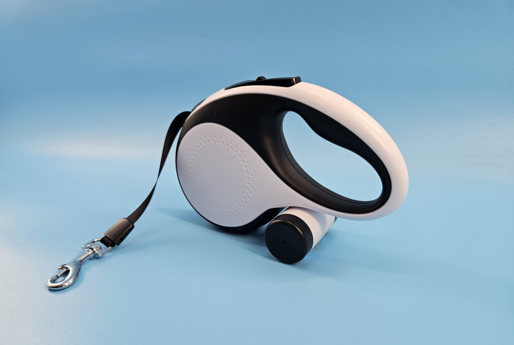 Рулетка-поводок для собак «Чистый котик», 5 м/50 кг