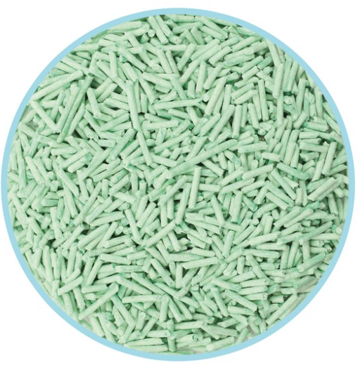 Наполнитель Комфикот Тофу Зеленый чай комкующийся 5 л