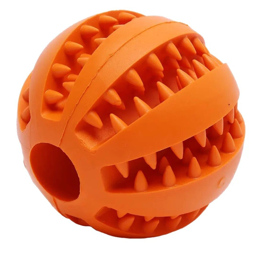 Игрушка МЯЧ-ЗУБОЧИСТКА-КОРМУШКА S 4,4см Rich Breed