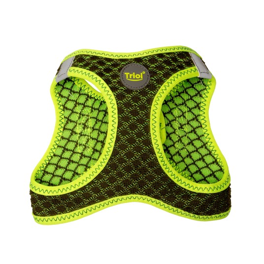 Шлейка-жилетка мягкая со светоотражающими элементами "Нео" XS, темно-серая, обхват груди 340-360мм