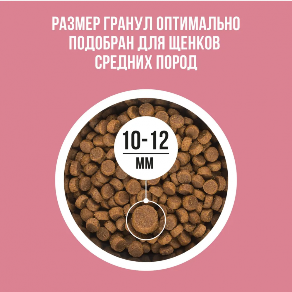Корм Bowl wow Медиум с ягненком с рисом и брусникой  для ЩЕНКОВ средних пород 2 кг