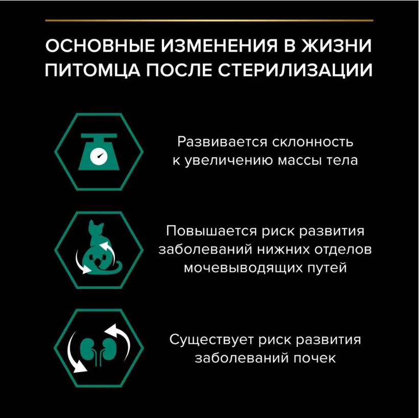 Корм для кошек Purina Pro Plan Sterilised Salmon при стерилизации и кастрации с лососем